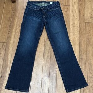 Eddie Bauer Dark Wash Barely Boot Cut Curvy Jeans - LNWOT